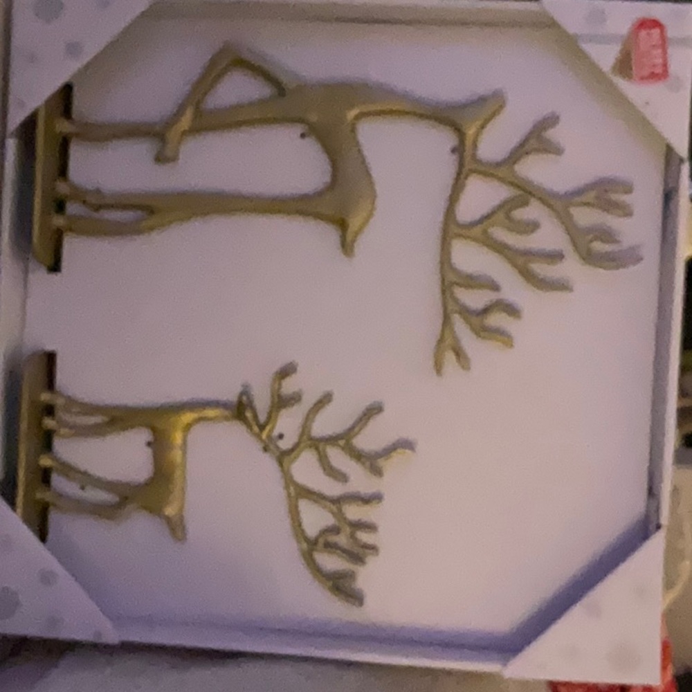 Brand New Gold Aldi Reindeer